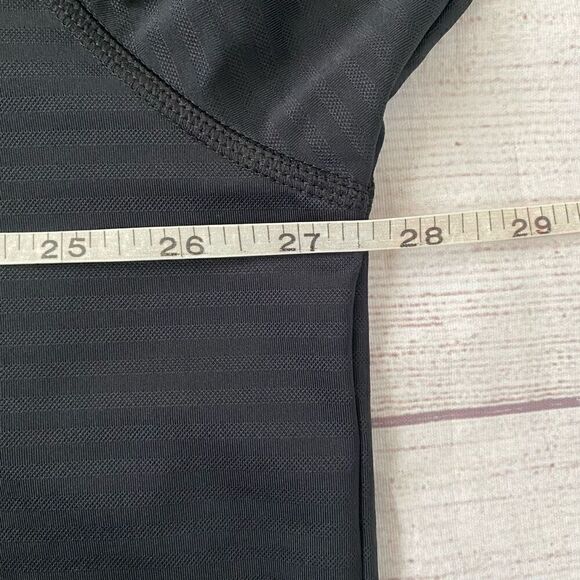 Under Armour green label men 2XL loose fit heat gear 3 button stripe polo black - Picture 5 of 8